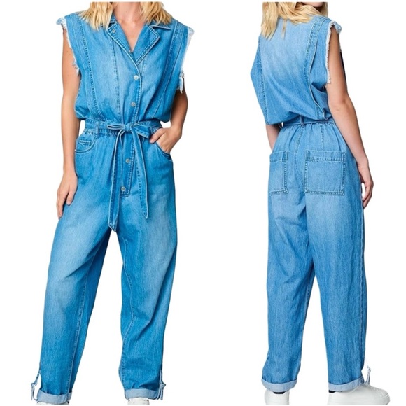 NWT BLANKNYC Women’s Timeless Denim Jumpsuit